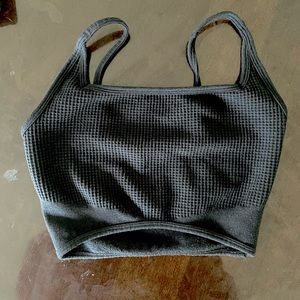 Black Gymshark Pause Seamless Bralette